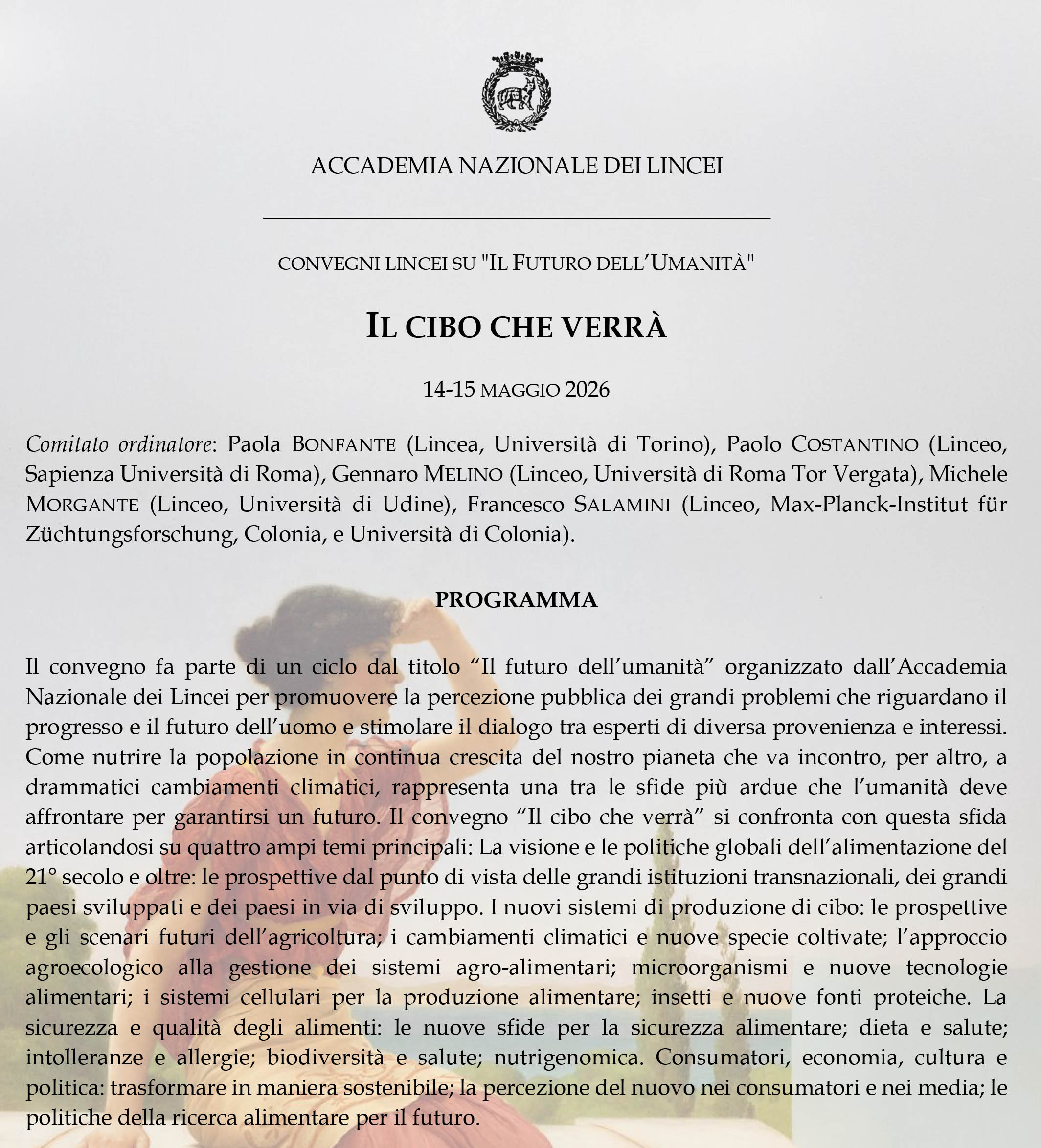 Il cibo che verrà